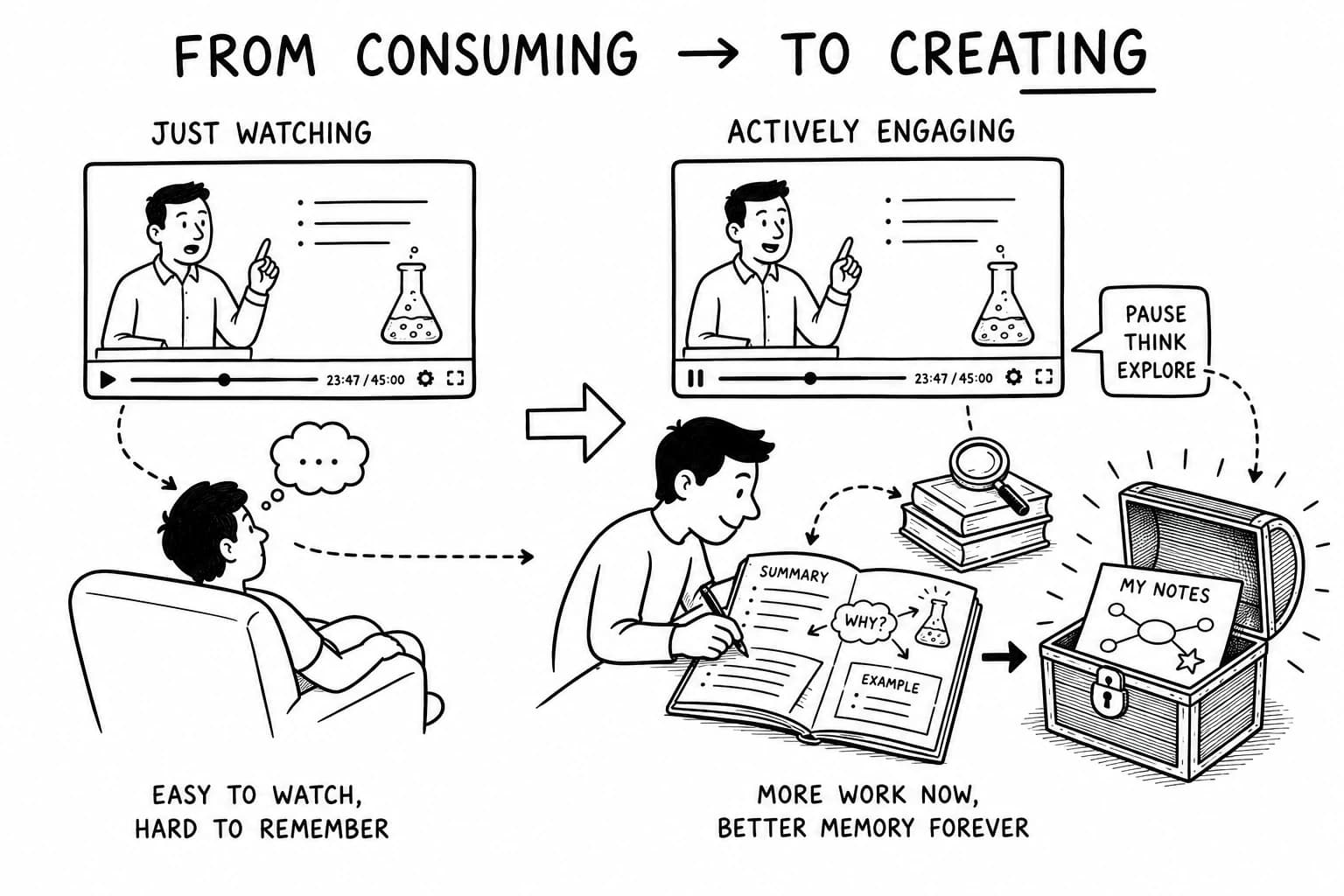 How to Take Notes on YouTube Videos & Build Visual Mind Maps